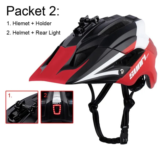 Bicycle Helmet Light Rechargeable Red Packet 2