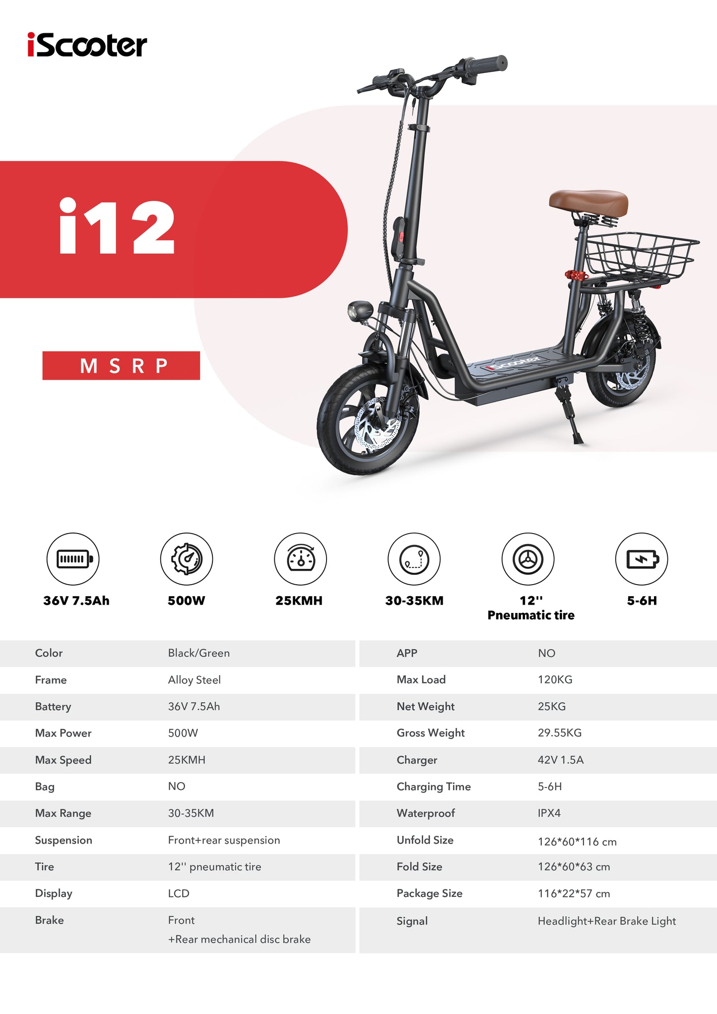 i12 Scooter Hybrid