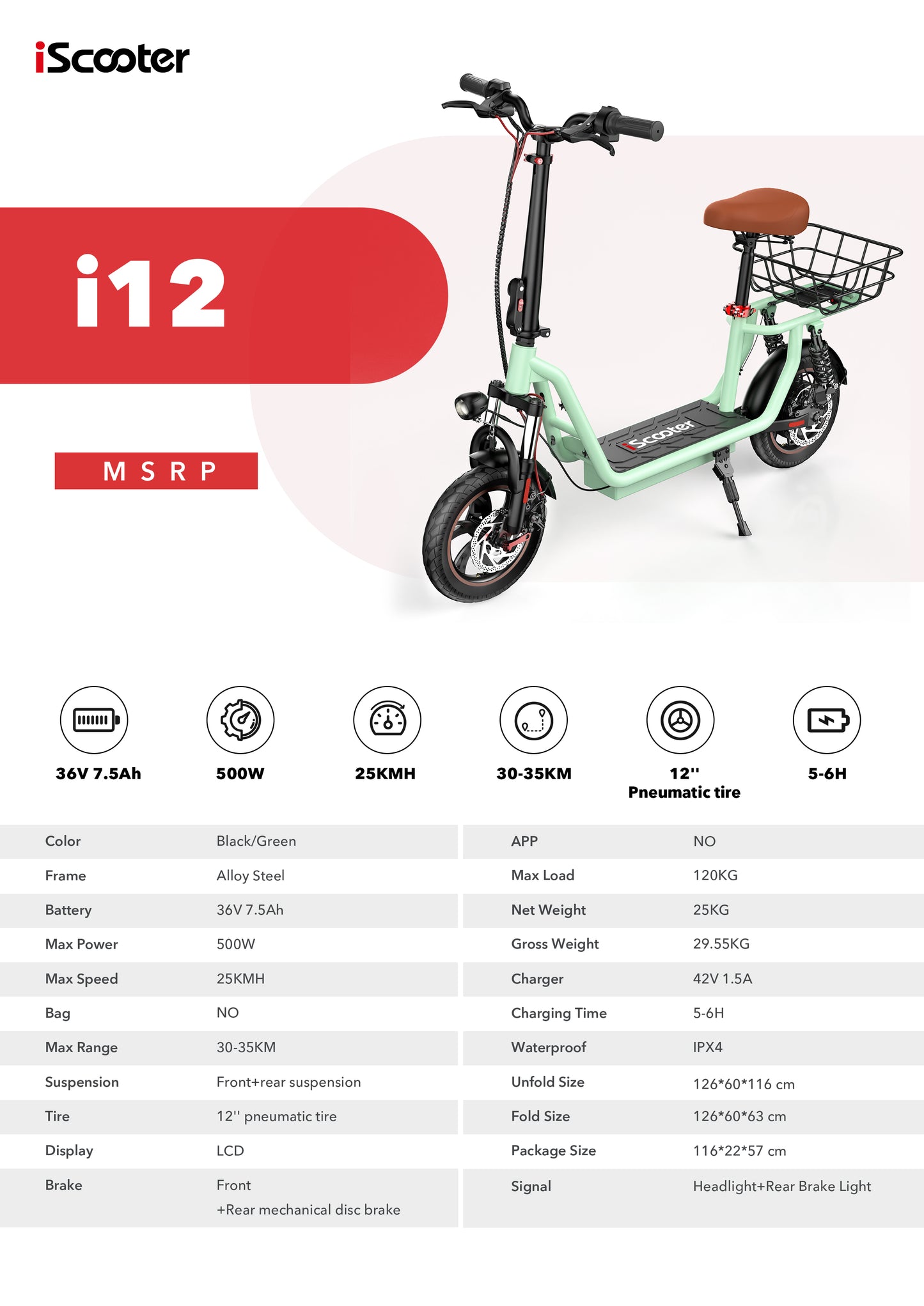 i12 Scooter Hybrid